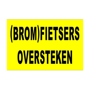Tekstbord ALU reflectie