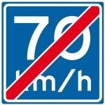 Verkeersbord ALU reflectie A05-70 
