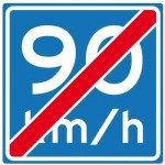 Verkeersbord ALU reflectie A05-90 