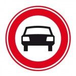 Verkeersbord ALU reflectie C06