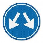 Verkeersbord ALU reflectie D03 