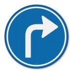 Verkeersbord ALU reflectie D05R 