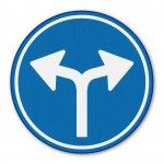 Verkeersbord ALU reflectie D07