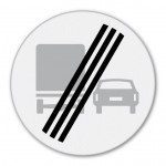 Verkeersbord ALU reflectie F04 