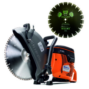 Husqvarna K770 350 + HULKIE