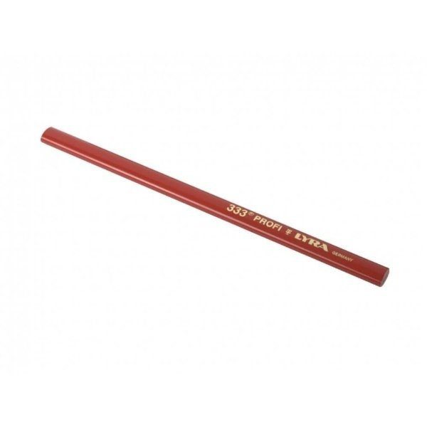 Infar Tools Timmermanspotlood Lyra 333 | Rood | Ovaal INFRA-TOOLS.NL